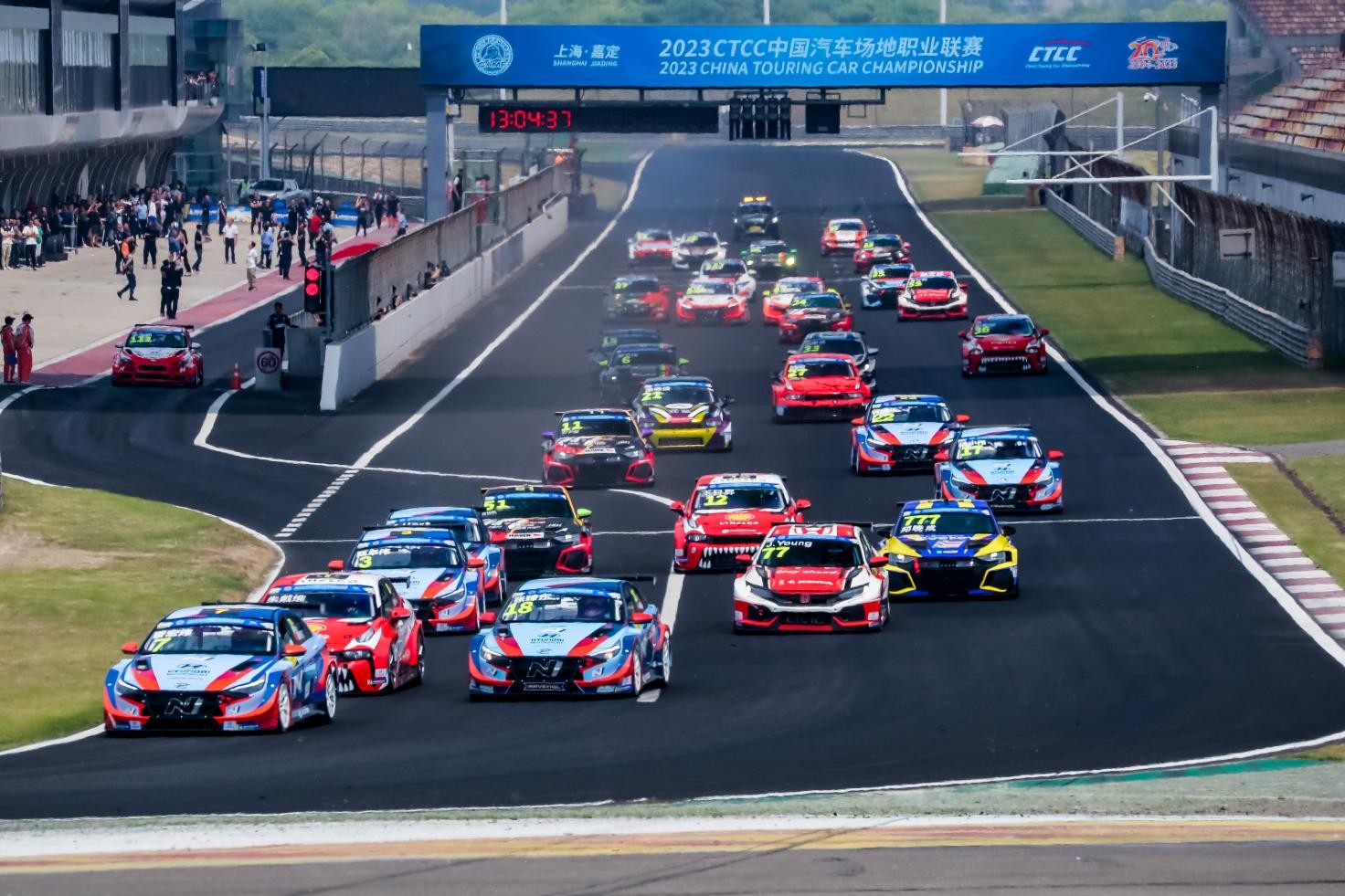 现代汽车高性能N品牌“2023 TCR China”揭幕战第一回合勇夺冠军图2