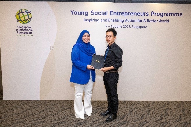 十五个创新商业理念在2023年新加坡国际基金会全球青年社会企业家计划中脱颖而出1