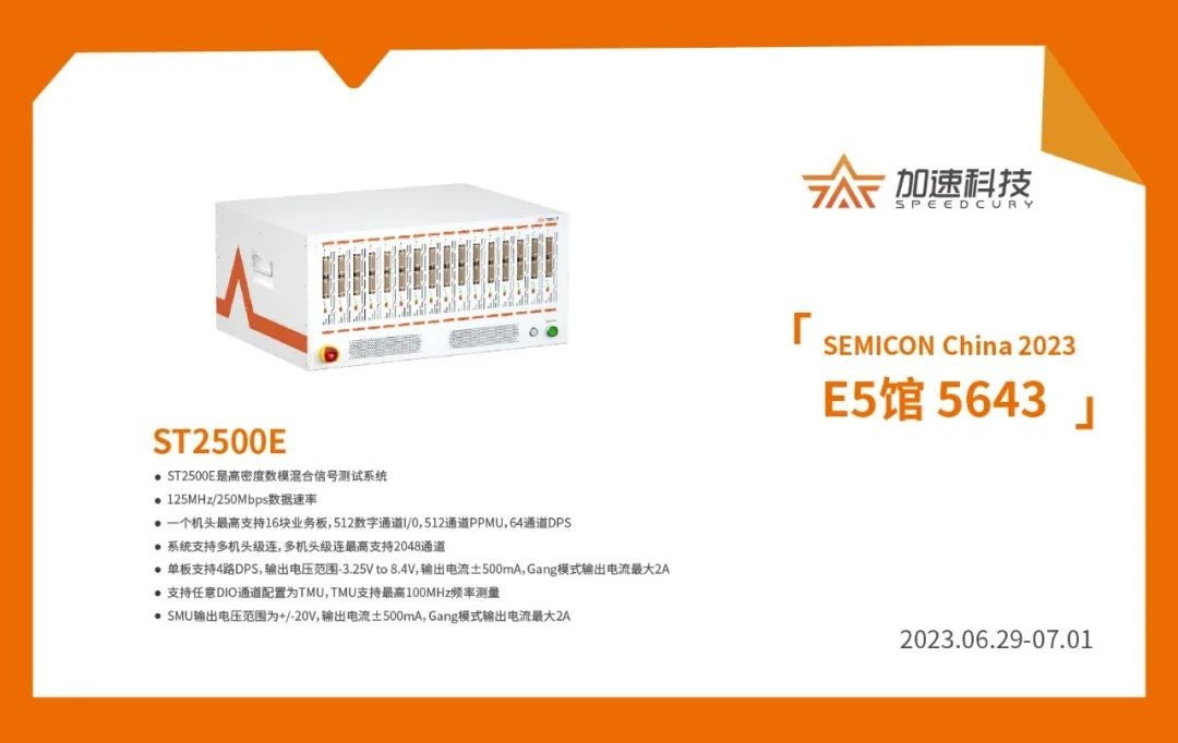 展会预告： SEMICON China 2023 加速科技新品大剧透