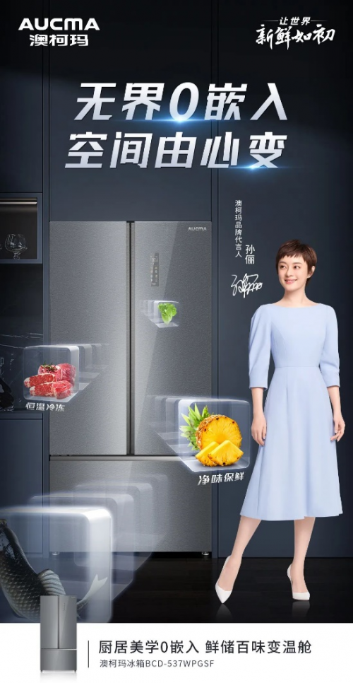 家居进入嵌入时代，澳柯玛多款0嵌冰箱冷柜上市