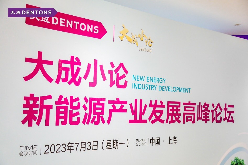 大成小论·新能源产业发展高峰论坛——上海站