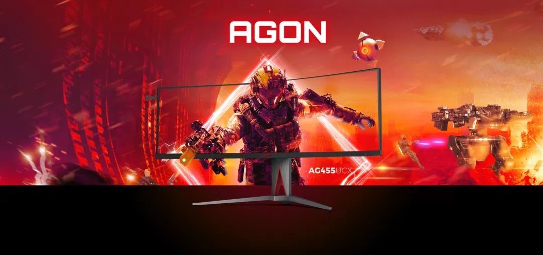 AGON爱攻电竞显示器AG455UCX，RTX 40系显卡的“绝佳拍档”！