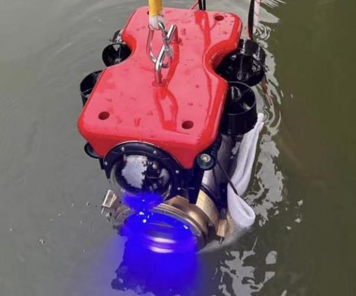 水下无线光传输ROV监控视频试验成功!